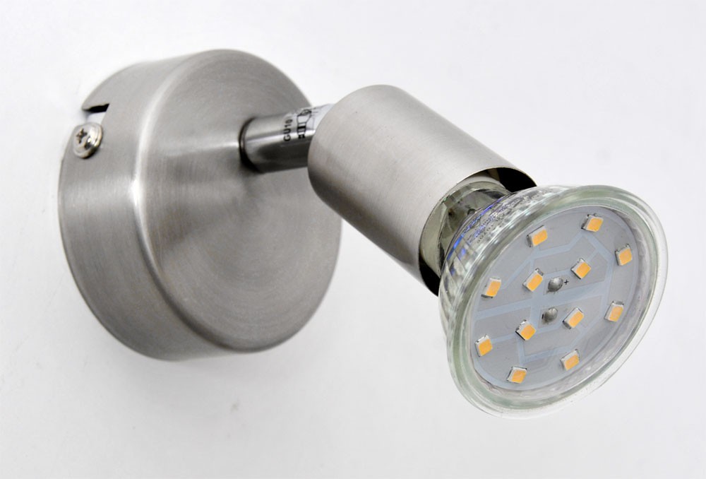 Nickel ETC Shop Leselampe Wandleuchte LED Matrix | Licht Spot Wandlampe Strahler