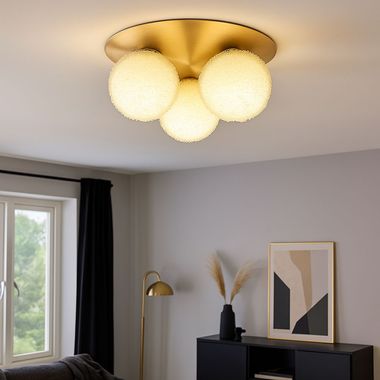 Lampada da soffitto, rete in alluminio, sfere, 32 cm, PRINCE