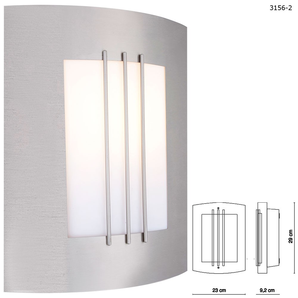 Außen Edelstahl Haus Wand Leuchte Garagen Lampe Bewegungsmelder Balkon