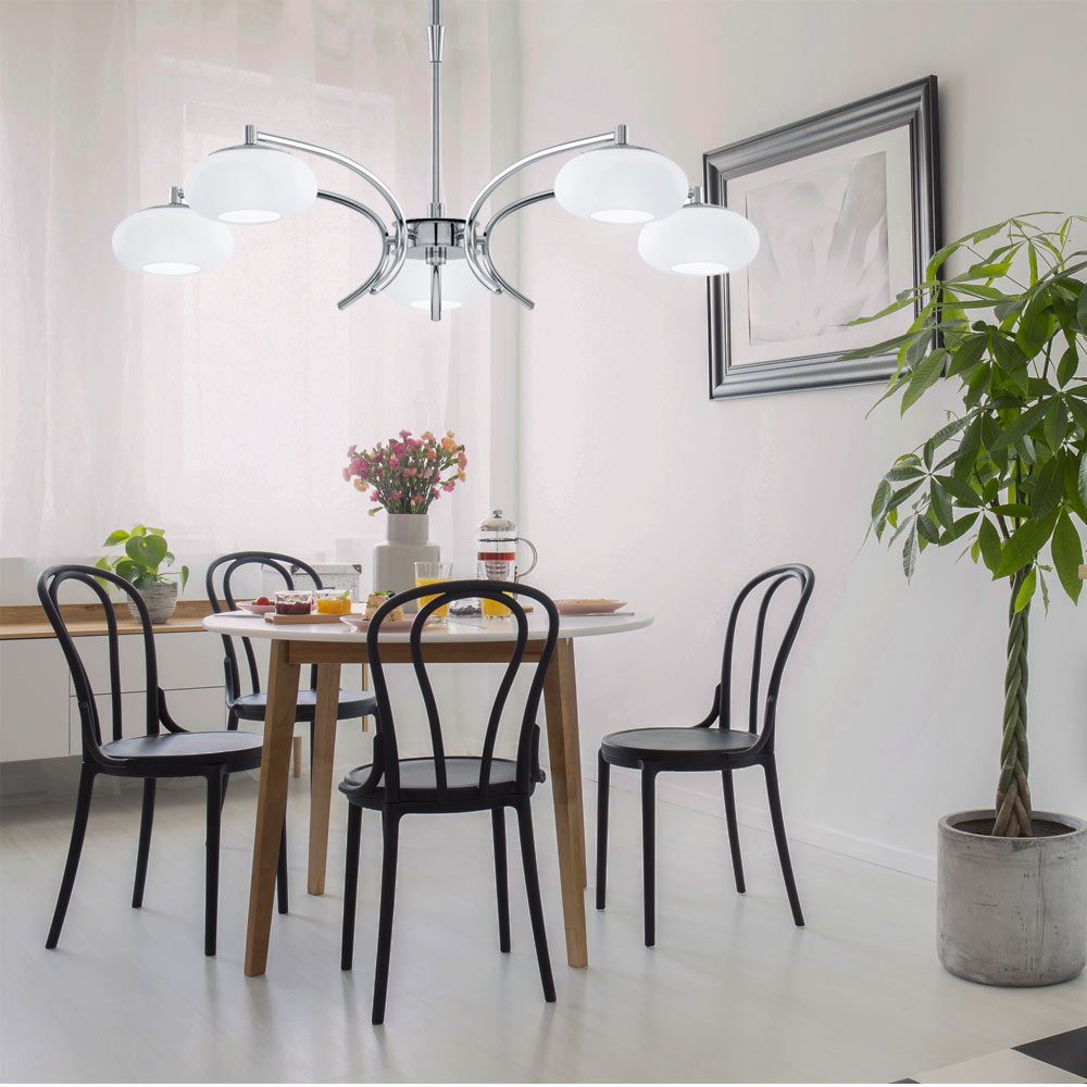 LED Esstisch Decken-Hänge-Lampe Wohn Esszimmer Lüster Strahler Pendel