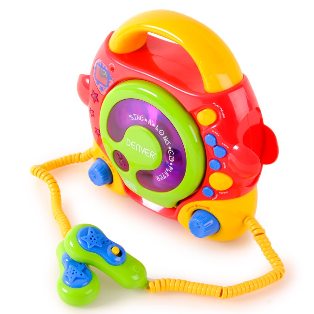 Karaoke machine kids CD player 2 microphones Denver tck50 multi