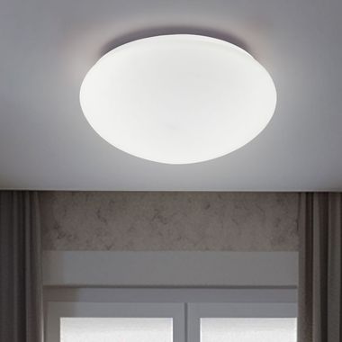 Plafonnier LED, blanc opale, 25,5 cm, KIRSTEN