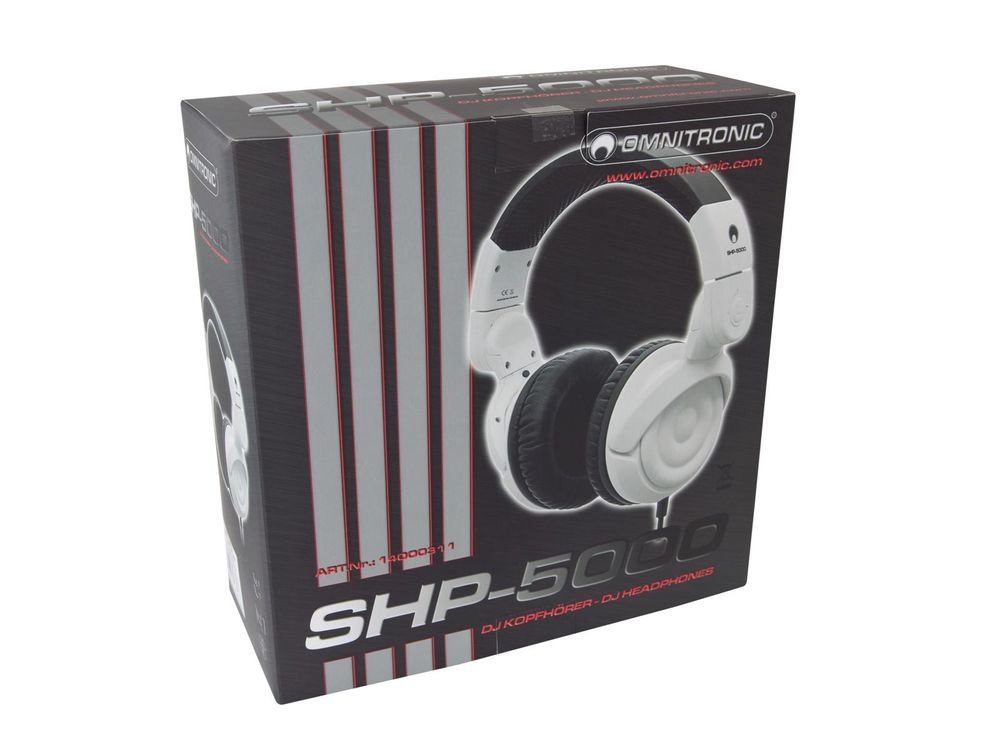 Hochwertiger DJ-Stereokopfhörer Omnitronic SHP-5000 – Bild 7