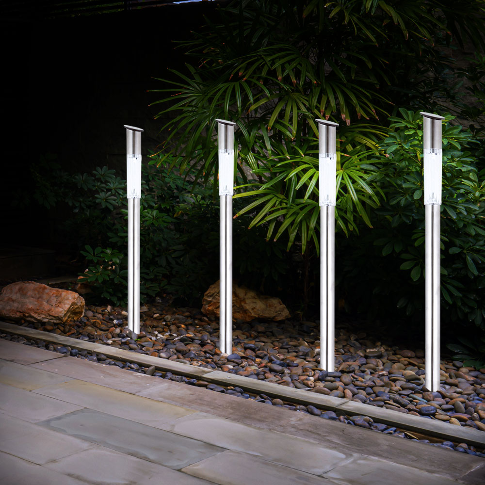 Set of 4 outdoor lights garden solar LED lights plug-in lights | Meine Lampe
