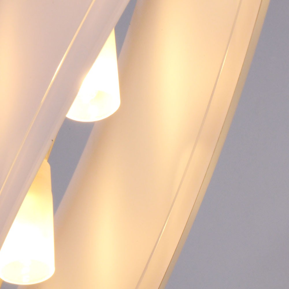 Decken Hänge Lampe Chrom Glas Design Esstisch Pendel Leuchte Innen