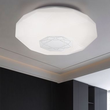 Plafonnier LED design en aluminium et plastique