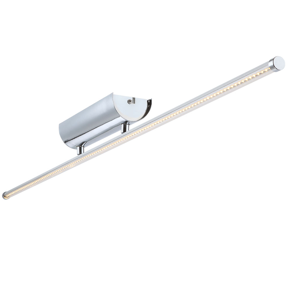 Chrom LED Decken Lampe Leuchte Leucht-Rohr Wohn Schlaf Zimmer