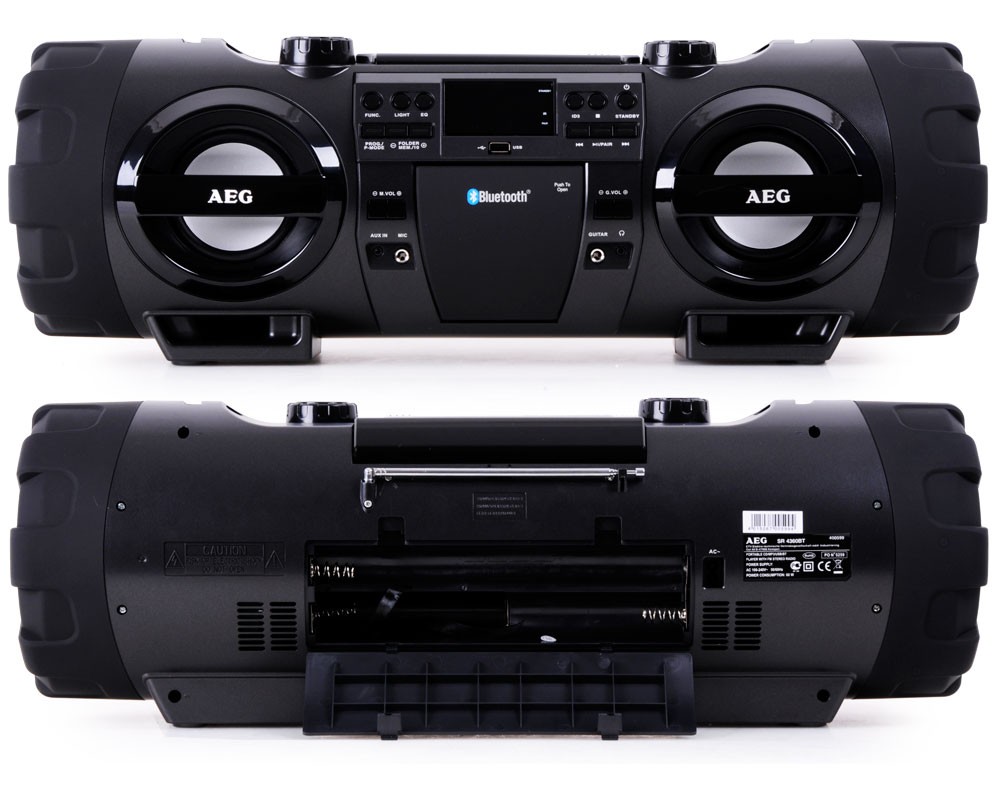 Soundbox Boombox Ghettoblaster Stereo Radio CD MP3 Bluetooth FM AEG SR 4360 BT eBay