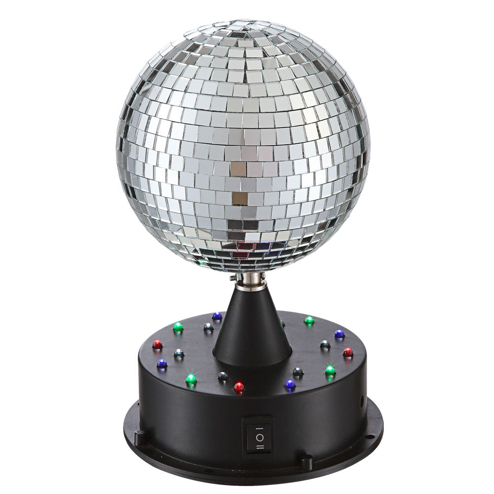 LED Discokugel mit Spiegeleinlagen für die Party – Bild 1