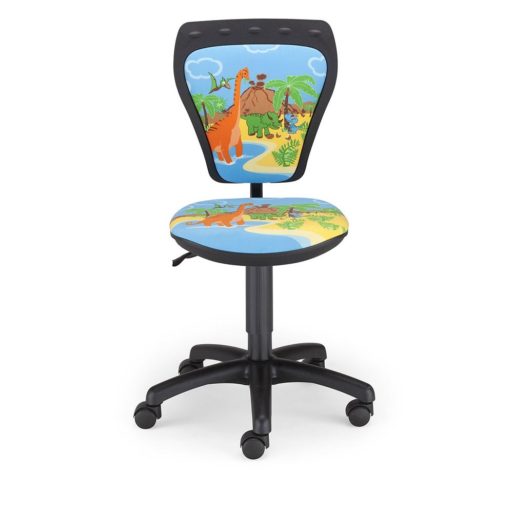 Children Swivel Chair For Boys With Dinosaur Motif