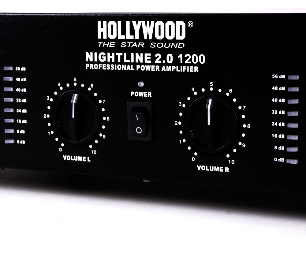 2400W Verstärker mit blauer Beleuchtung Nightline 2.0 1200 – Bild 4