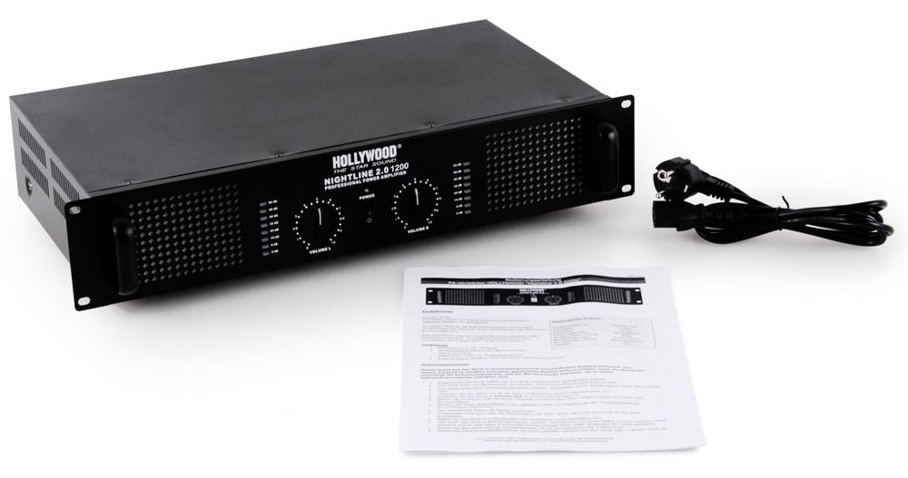 2400W Verstärker mit blauer Beleuchtung Nightline 2.0 1200 – Bild 5