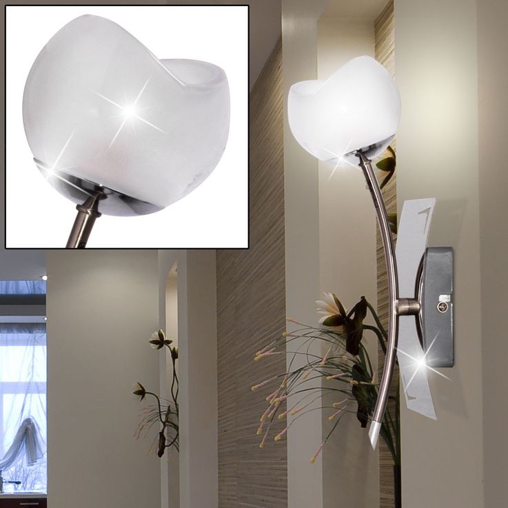 5 Watt LED Wand Strahler Treppen Haus Lampe Spot Leuchte Licht Beleuchtung