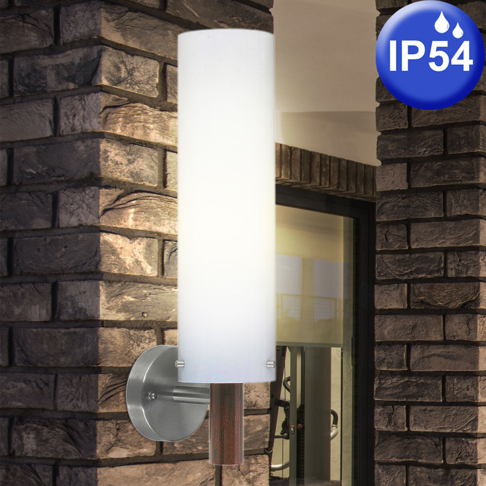 7W LED Außen Haus Wand Lampe Landhaus Antik Braun Leuchte Hof Licht Haustür IP54