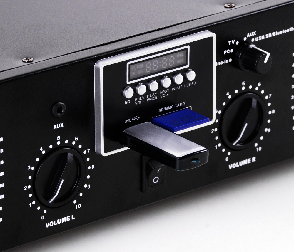 3000W PA-Verstärker mit USB/SD/AUX & Bluetooth Liston 12 – Bild 4