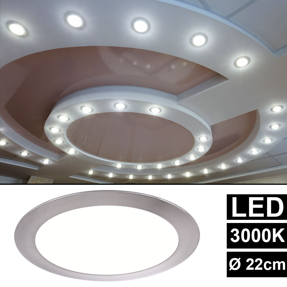 LED Techo Panel Luz Empotrable Lámpara Trabajo Iluminación de