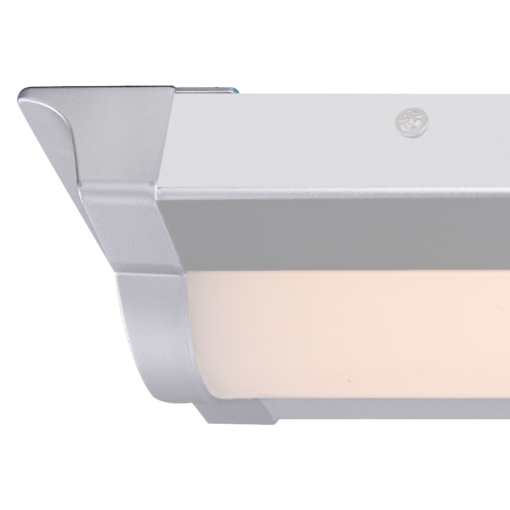 Elegante LED Unterbauleuchte Kunststoff silber Kunststoff satiniert 36W Globo