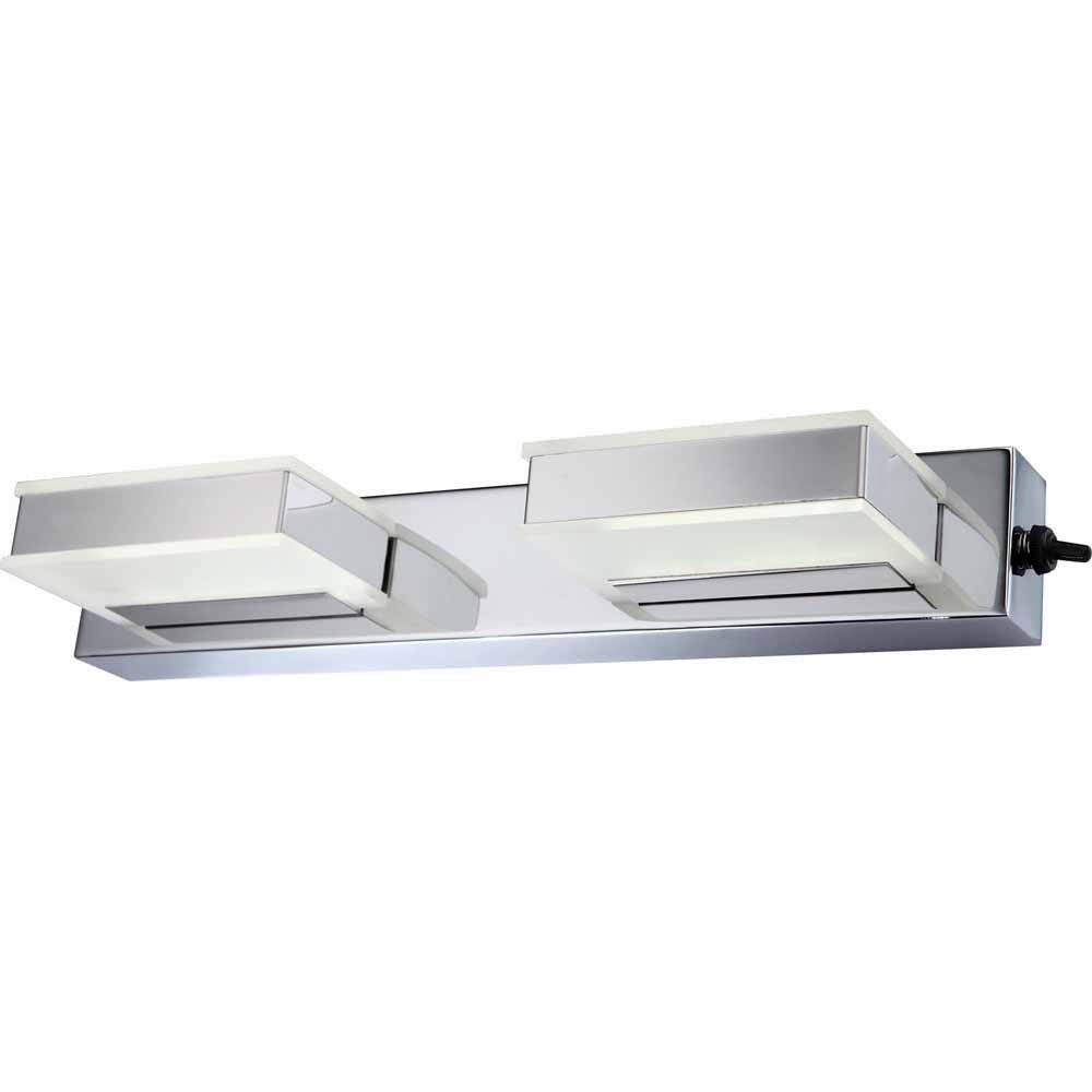 LED Design Wand Strahler Lampe Wohn Schlaf Zimmer Beleuchtung Chrom