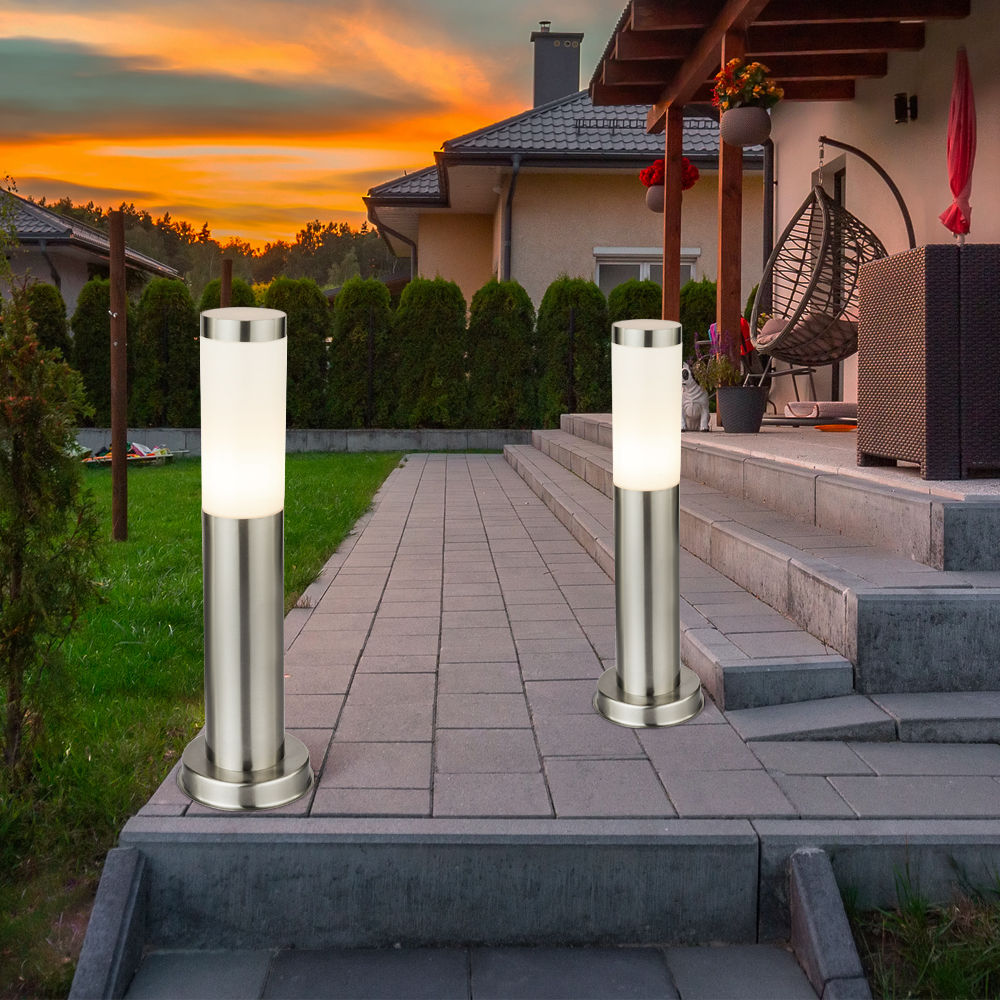 [Bundle] Set of 2 outdoor standing lamp IP44 lighting garden light