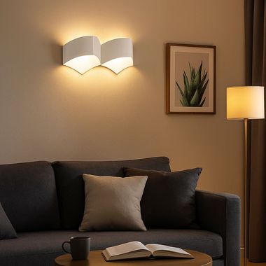 Design wall light 2-flames WOFI 4340.02.06.0000