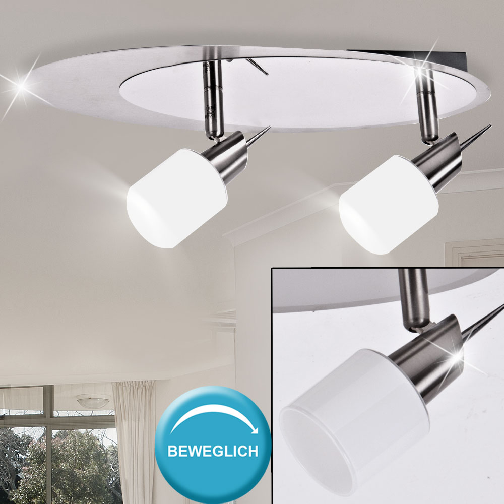 LED Decken und Wand Lampe Leuchte Spots Strahler beweglich Decken Lampe Strahler Beleuchtung Spots beweglich 4 flammig