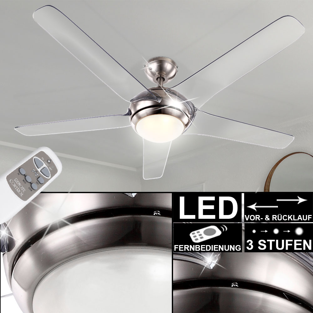Hochwertiger LED Deckenventilator FABIOLA Hochwertiger LED Deckenventilator FABIOLA