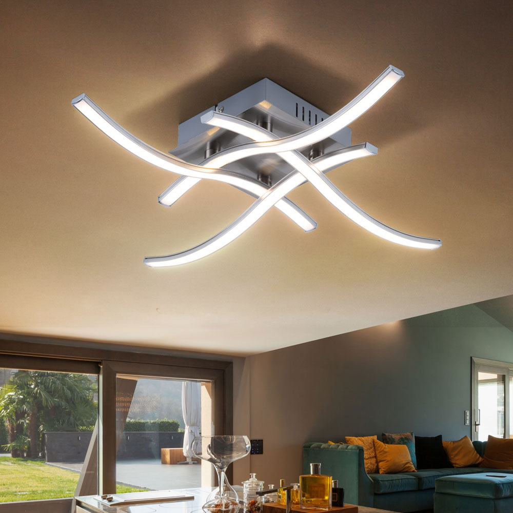 led wave ceiling light