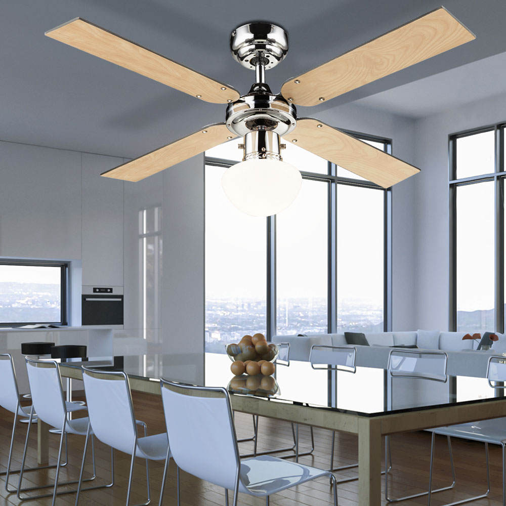 Decken Ventilator Zugschalter Beleuchtung Lüfter Wärme 3 Stufen Kühler