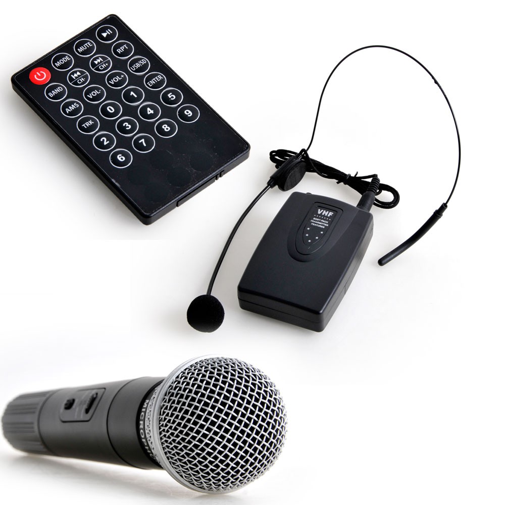600W Mobile Musikanlage USB/SD und VOX Stimmaktivierung – Bild 10