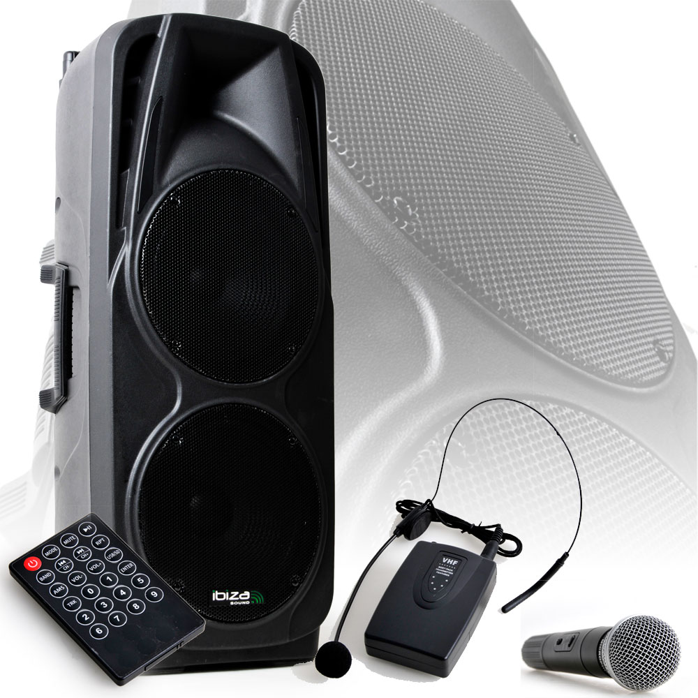 600W Mobile Musikanlage USB/SD und VOX Stimmaktivierung – Bild 2