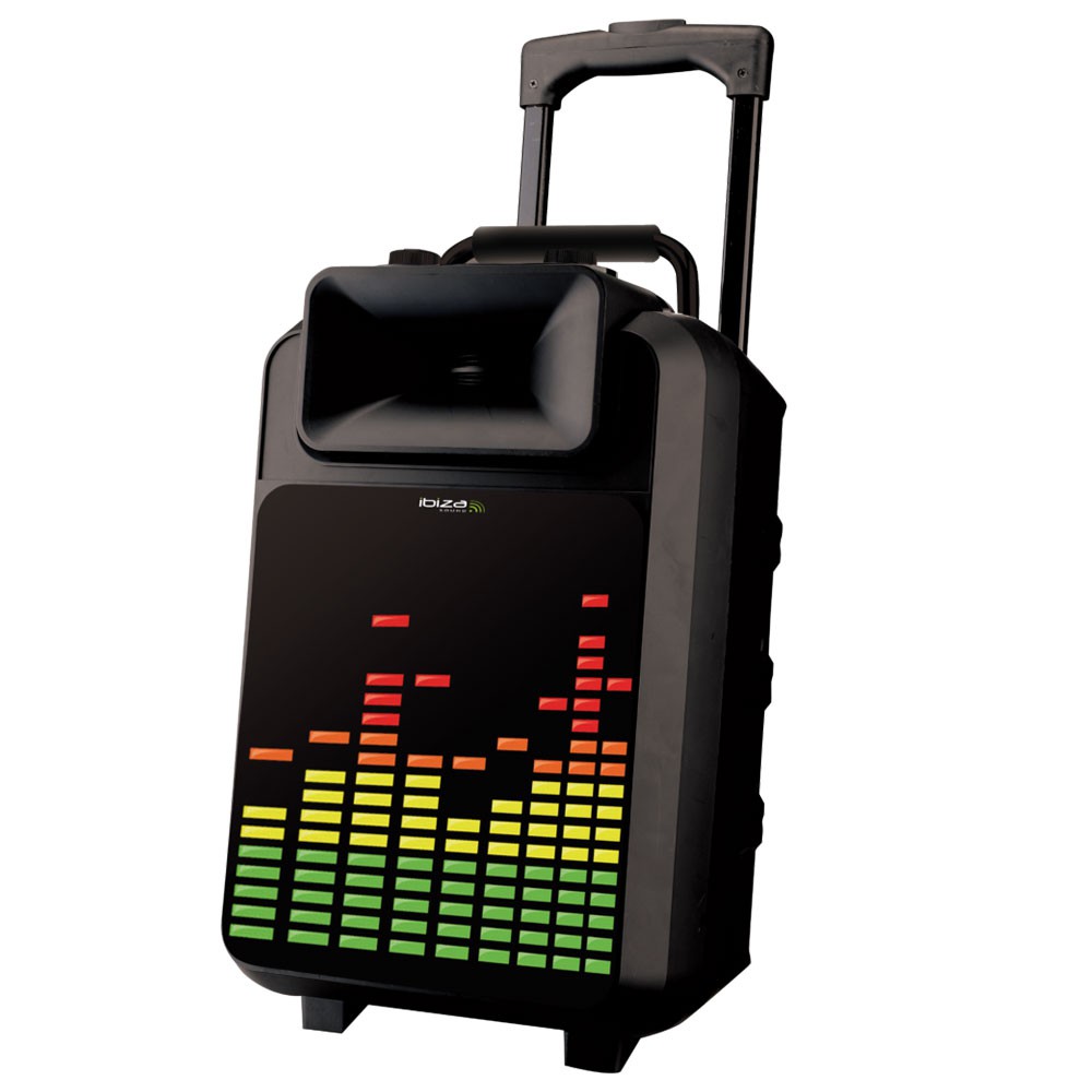 LED Mobile Musikanlage mit USB/SD und Bluetooth inkl. Mikro – Bild 1