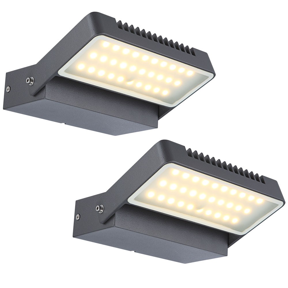 Zwei Led Aussenlampen Mit Aluminiumgehause Etc Shop