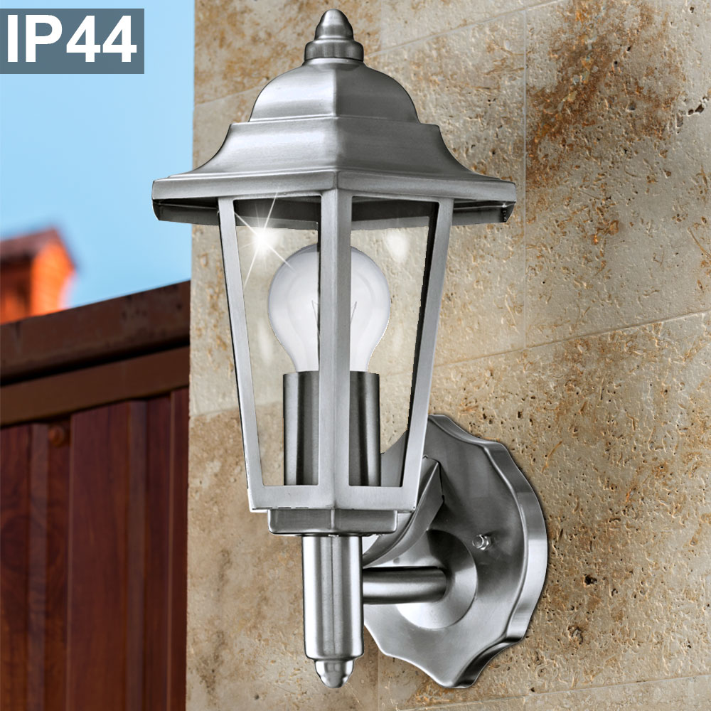 Klassische 7 Watt Außenlampe Wandleuchte Höhe 34 cm Veranda Balkon Garage Haus