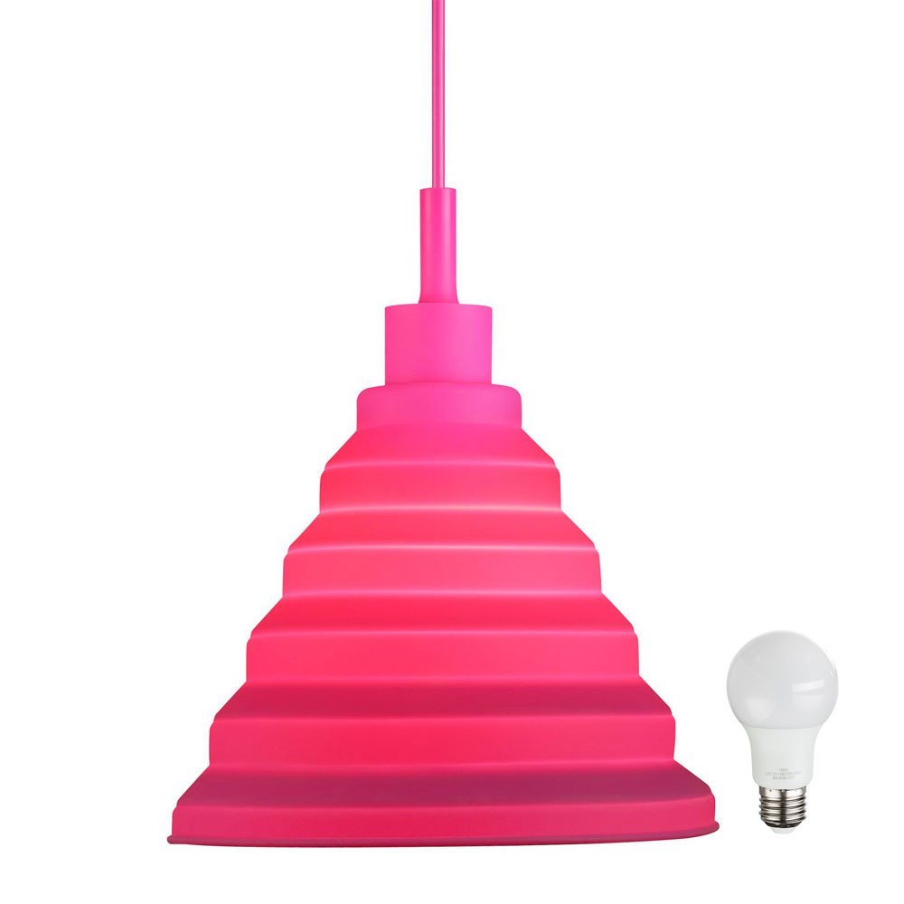 LED Deckenbeleuchtung Gästezimmer Küchen Hängelampe pink Pendellampe