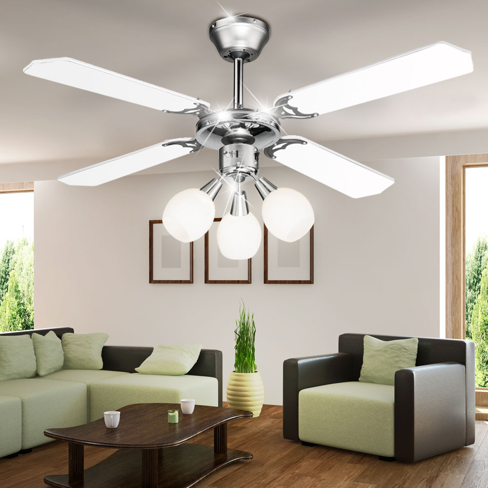 Elegant Ceiling Fan With Light