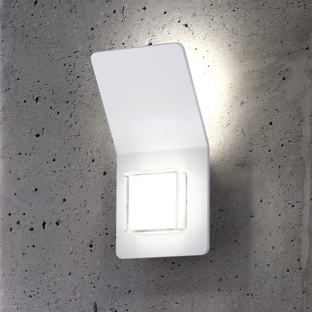 LED Außen Wandleuchte Garagen Einfahrt Down Strahler Haustür Wandlampe