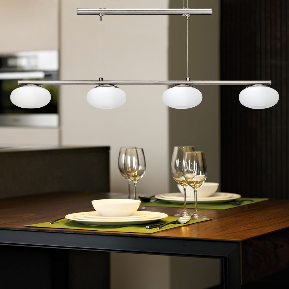 LED 24W Decken Hänge Pendel Lampe Wohn-Zimmer Küchen Leuchte Höhen