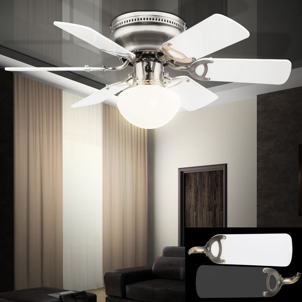 Decken Ventilator Lampe Leuchte Zug- Wand- Schalter Beleuchtung Kühler