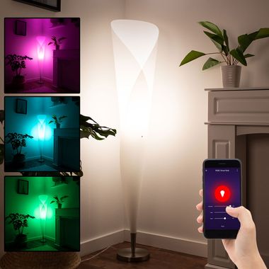 Smart Home Stehleuchte mit App- und Sprachsteuerung RGB LED