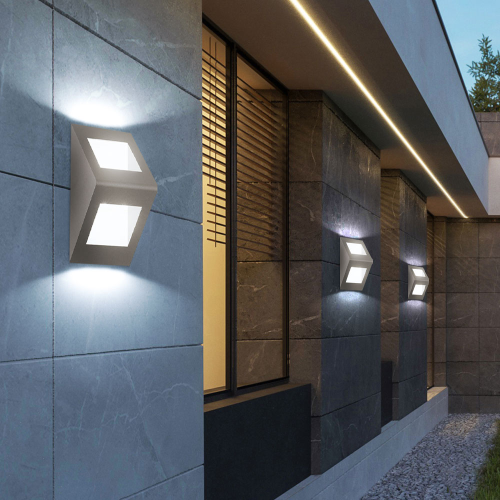 Set of LED Wall Lights Up Down Outdoor Lighting Land Spotlights Lamps  ETC Shop: lamps, furniture, technology, household. All from one source.  ETC Shop