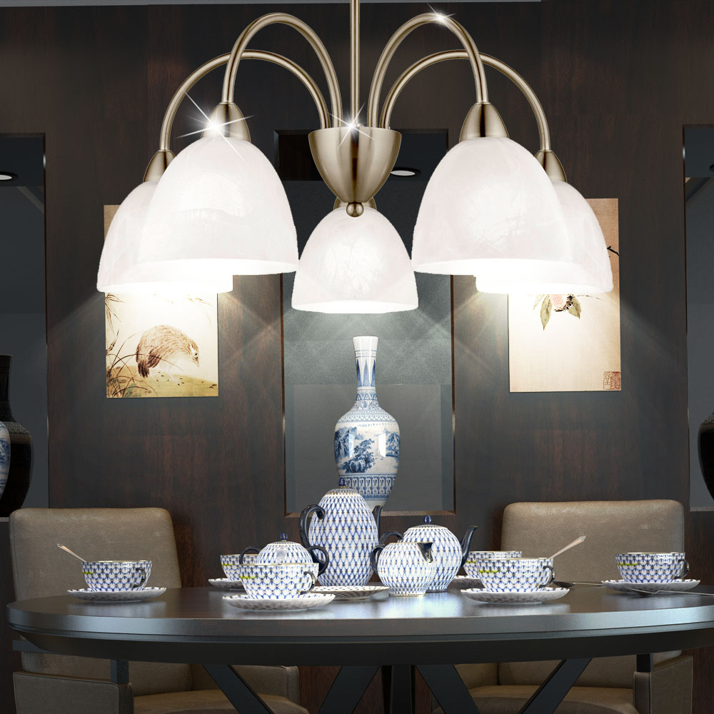 Pendel Decke Lampe Hänge Leuchte Jugendstil Landhaus Lüster