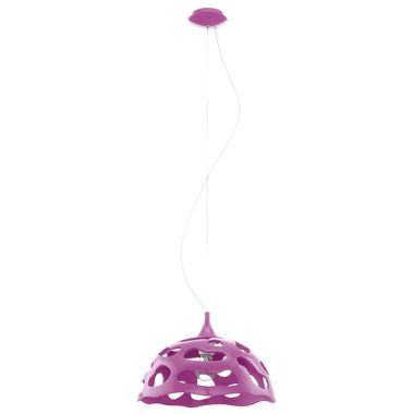 Pendant light, purple, H 110 cm
