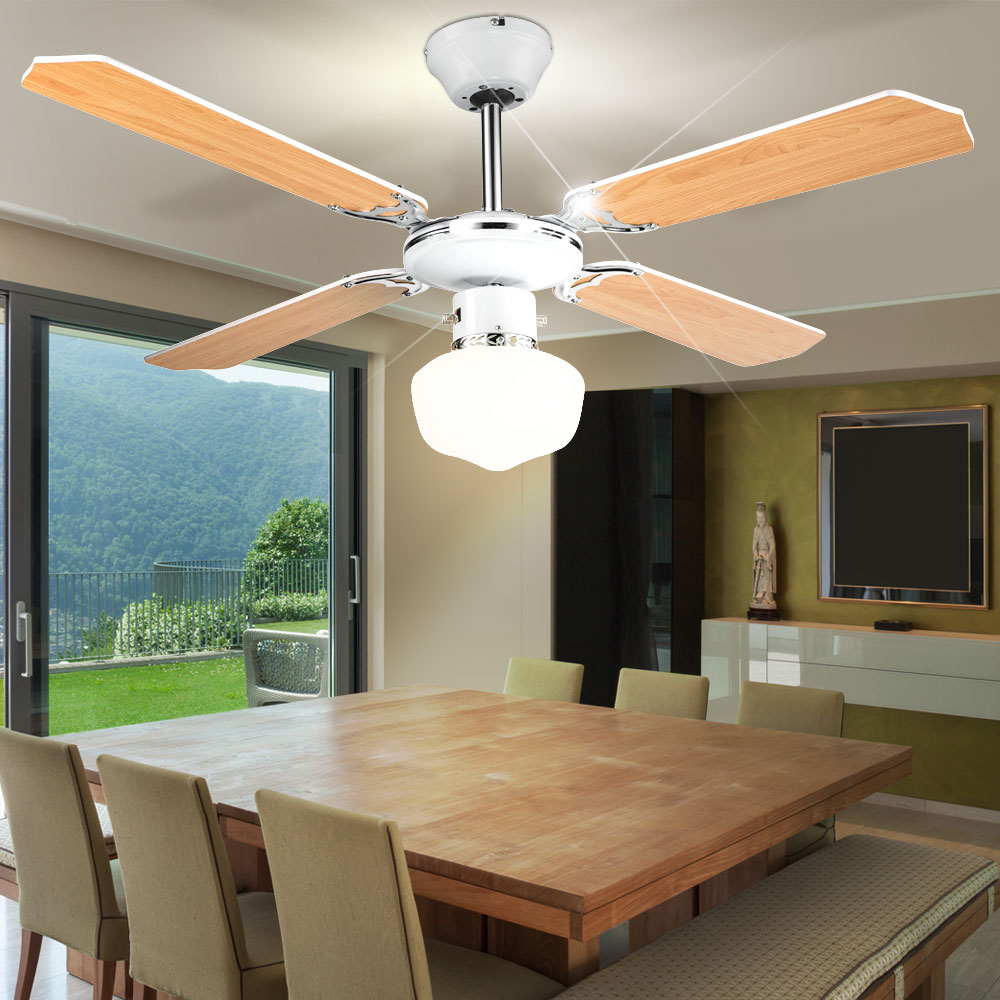 Deckenventilator Kinderzimmer Aufkleber Leuchte Raumkühler Mädchen