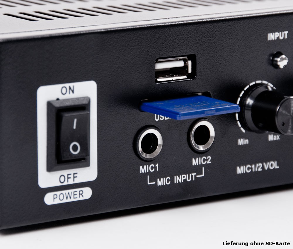 PA Set mit Boxen und Karaoke Bluetooth Verstärker DJ-Party 9 – Bild 5