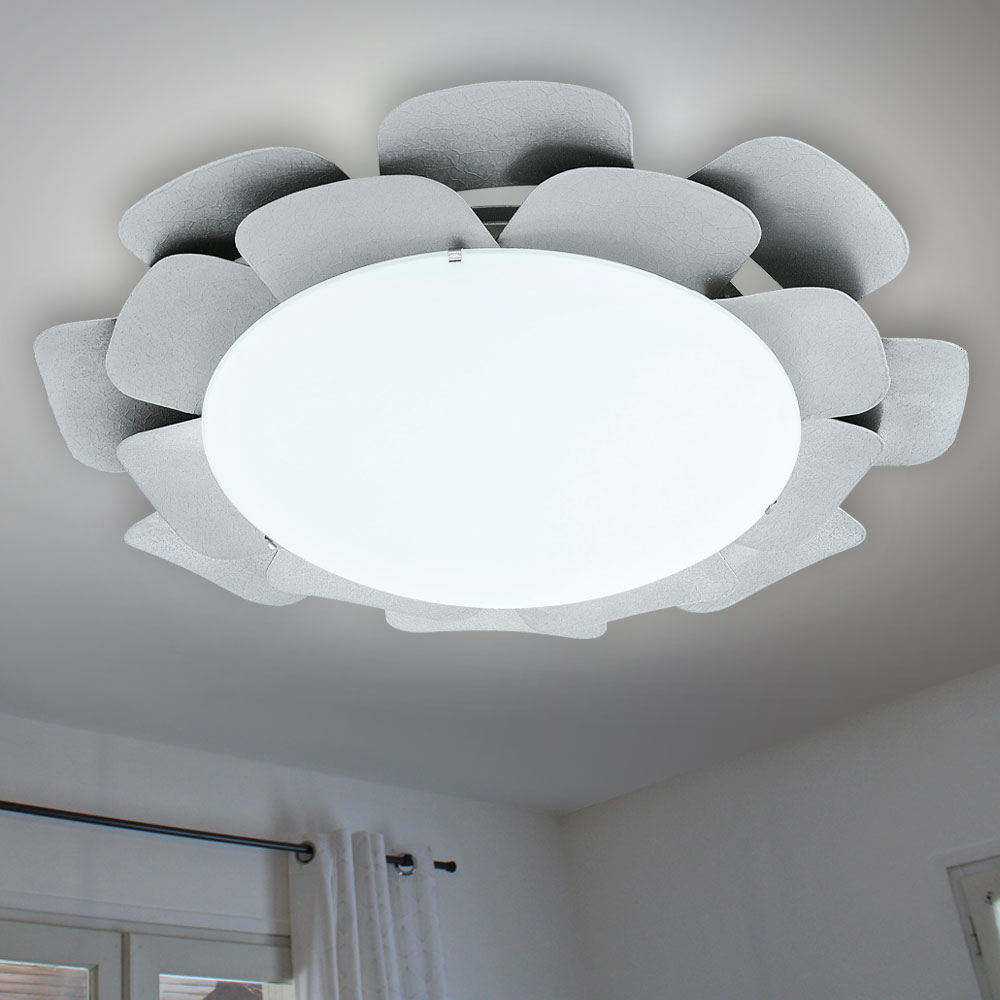 LED Decken Lampe RGB FERNBEDIENUNG Kinder Leuchte Blüten-Design DIMMBAR