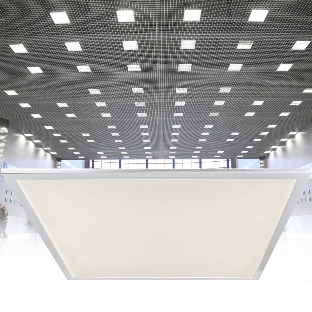 LED Techo Empotrable Luz Oficina Raster Iluminación Aluminio Panel