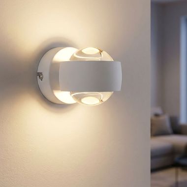Applique murale LED en métal blanc RANDI