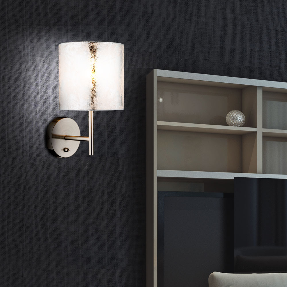 LED Textil Wand Lampe Schlaf Zimmer Nacht Licht Lese Leuchte Living-XXL