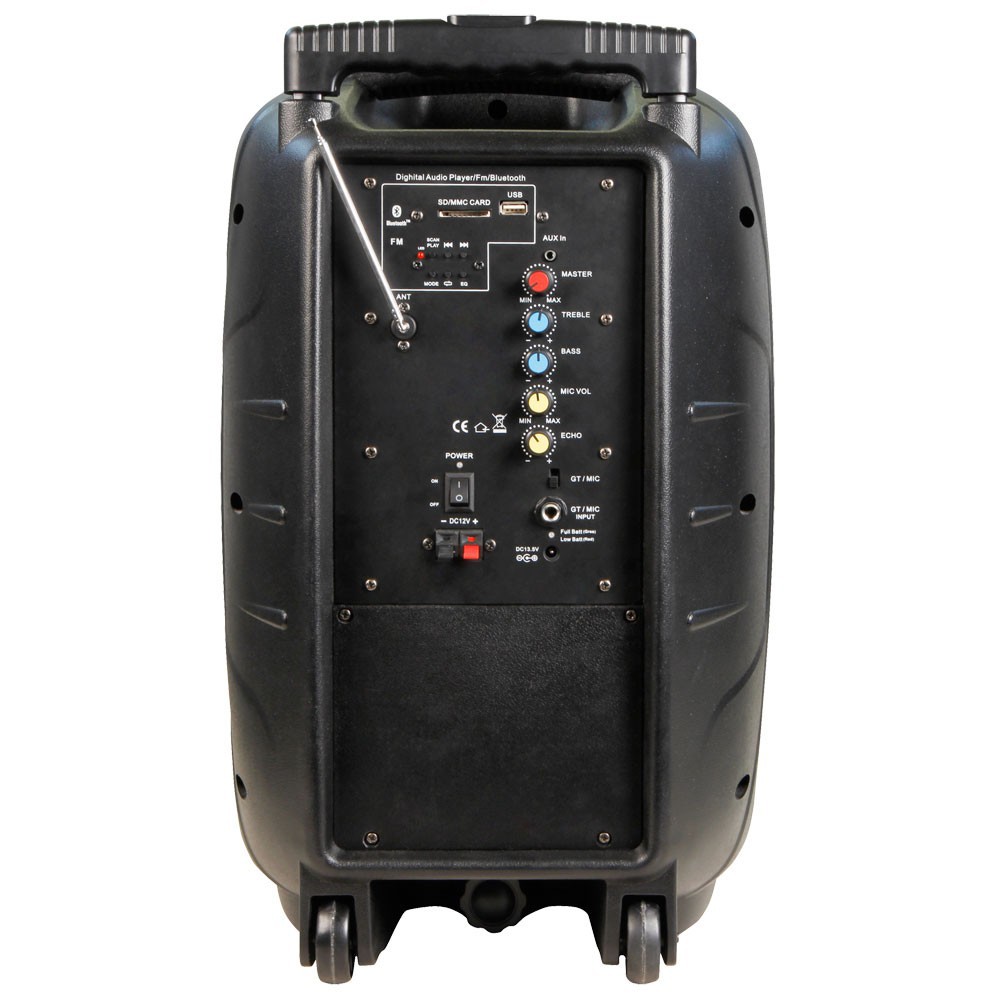 400W Mobile Musikanlage mit USB/SD und Bluetooth inkl. Mikro – Bild 5