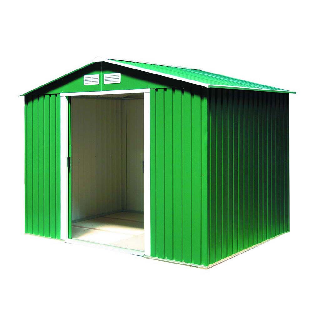 Garten Geräte Haus Schuppen Metall Schiebetüren grün inkl ...